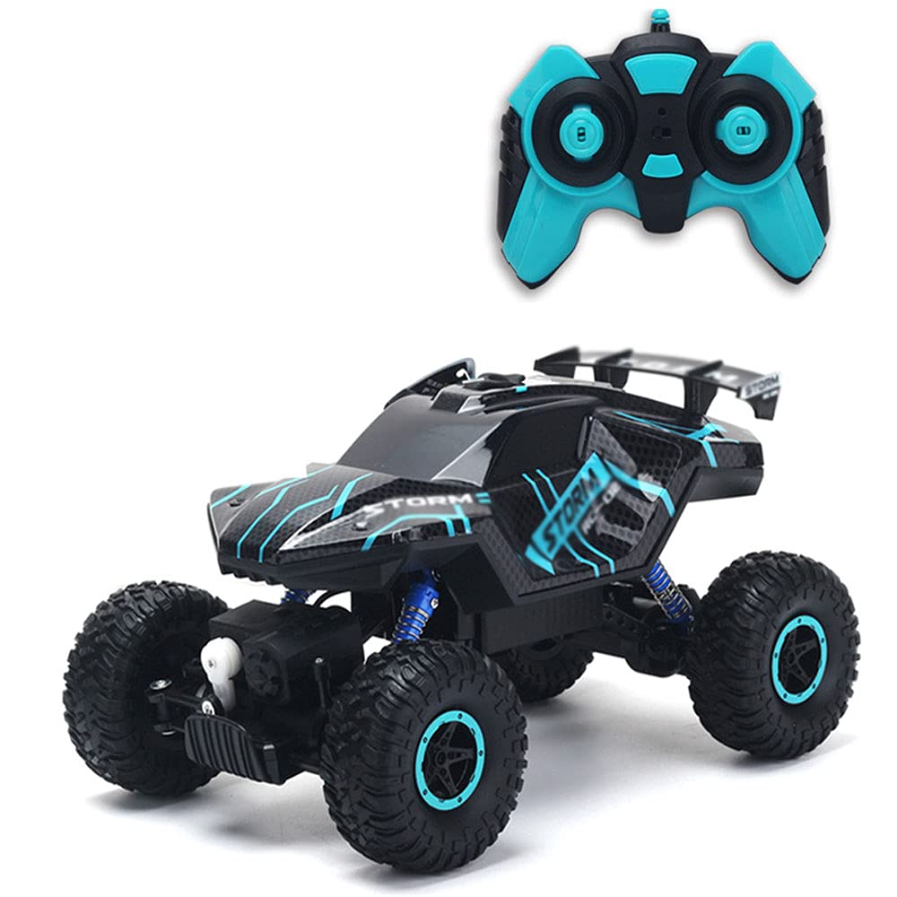 Rower Samochodowy Rc Z Napędem Na 4 Koła Atv Z Nadwoziem Z Pvc, Kolorowymi światłami I Funkcją Sprayu, Niezależnym Systemem Zawieszenia Do Zabawy W Terenie (Blue)