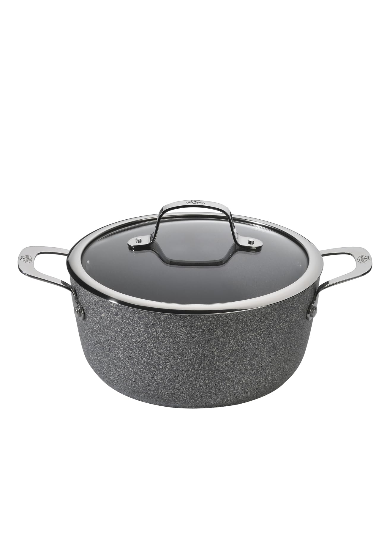 Casserole haute en aluminium 20 cm Salina pour induction avec couvercle