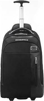 ECO Style Tech Exec Carrying Case Rolling Backpack for 17.3" Notebook - Black