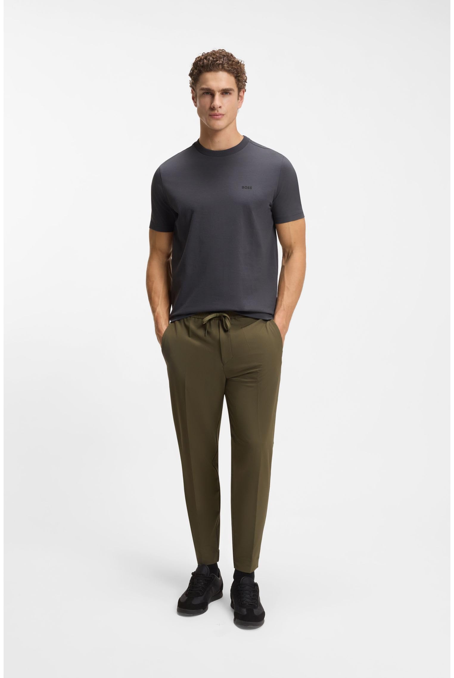 BOSS Herren Tee 10256064 01 T_Shirt