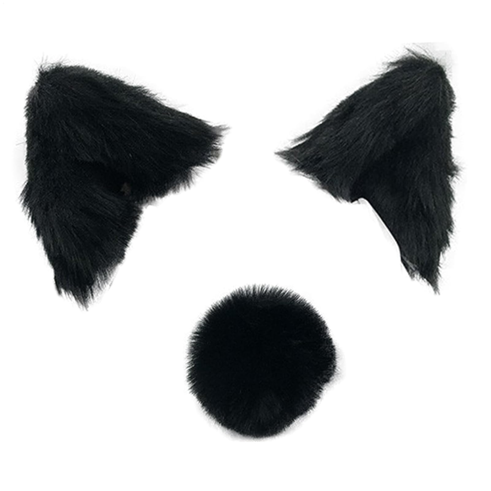 Orecchie da casco da gatto in peluche, copricapo da moto, accessorio decorativo per orecchie da, copertura morbida per casco, accessorio leggero e divertente, per bicicletta