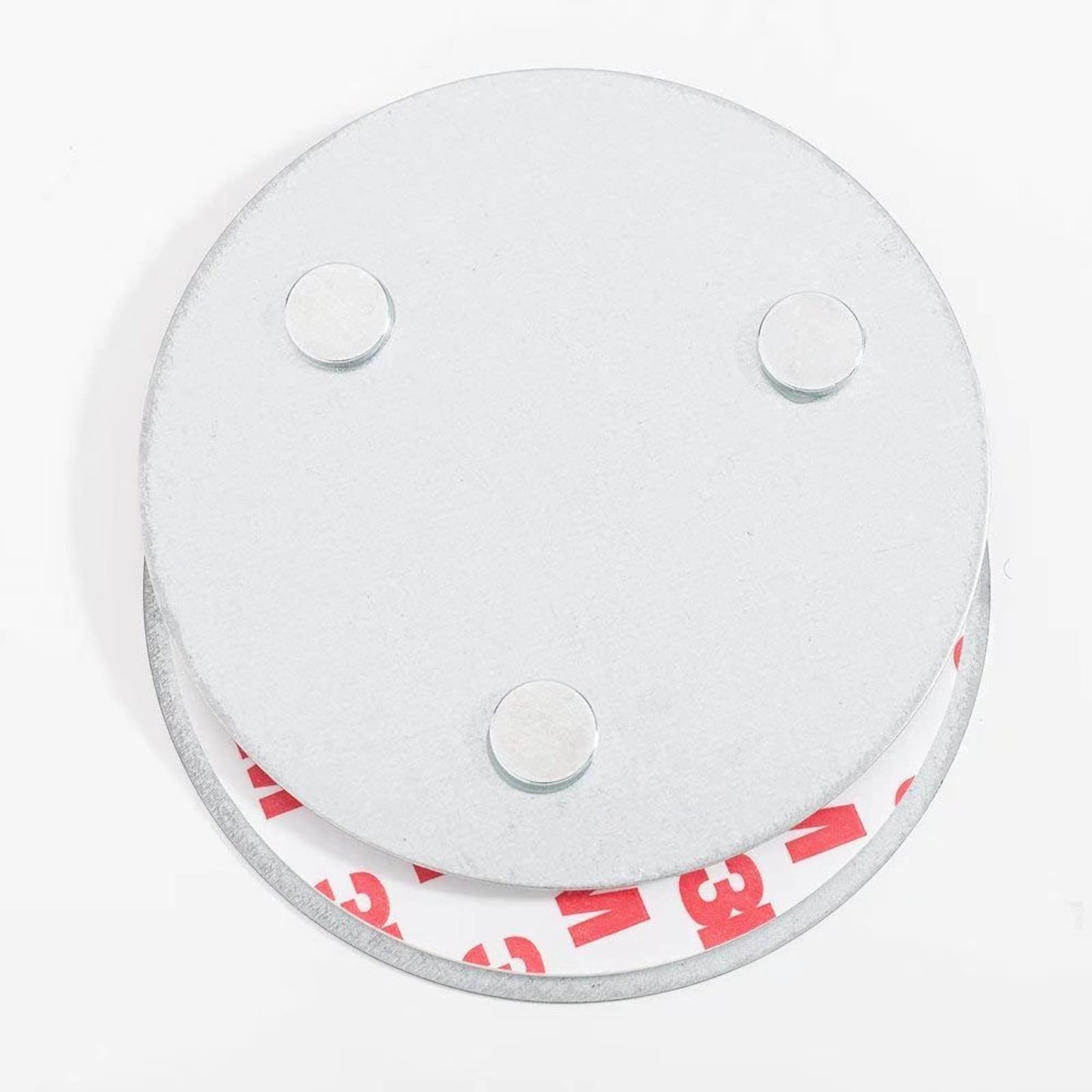 50x EWANTO Magnetisches Befestigungs-Pad für Rauchmelder 70 mm Durchmesser Halterung für Feuermelder 3M Klebepads mit extra starker Magnethalterung selbstklebend schnelle einfache Montage ohne Bohren