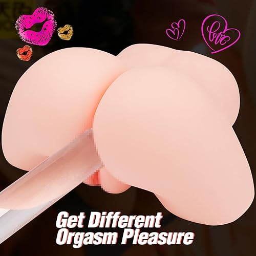 Miniatura 5 de Masturbadores masculinos de bolsillo, muñeca sexual para hombres, 4.4 libras de trasero grande realista con vagina anal, muñeca sexual para adultos,