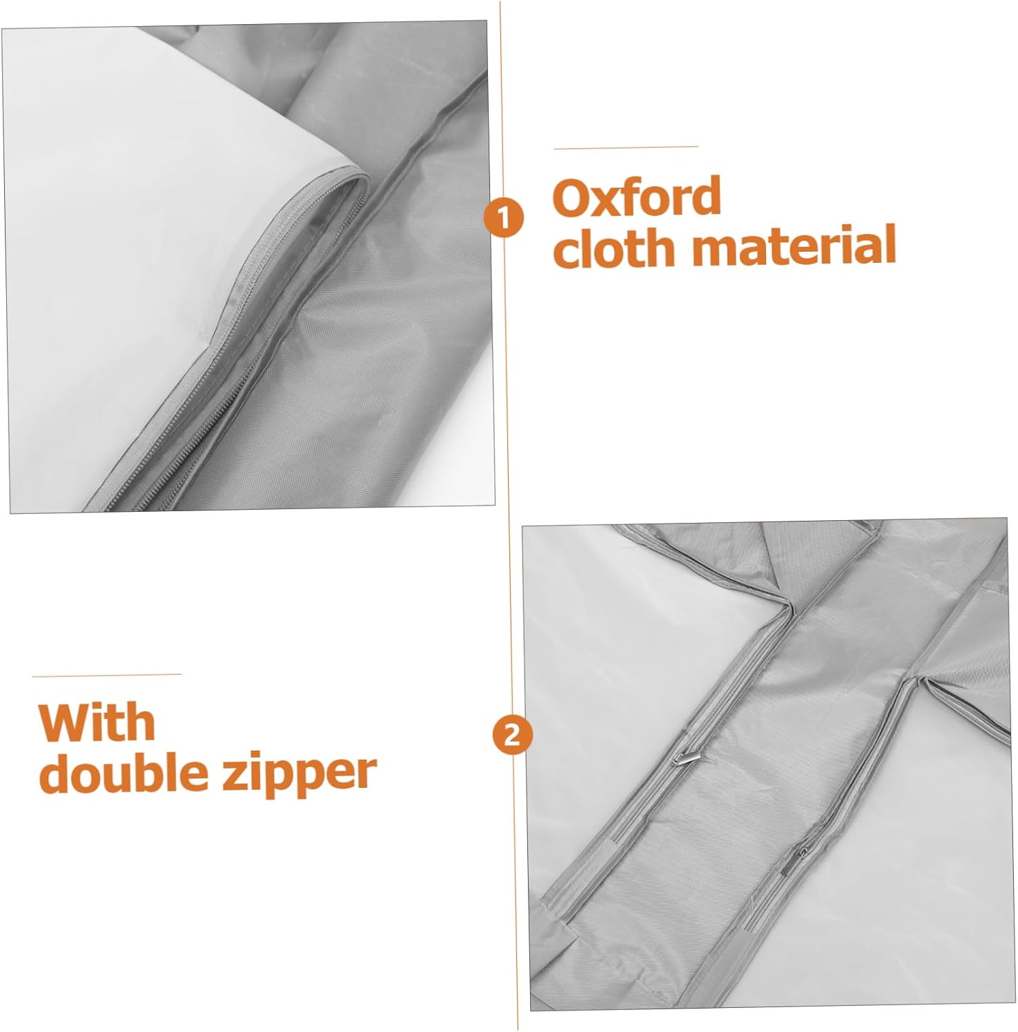 Oxford Clothing Rack Cover Wardrobe Cover Moisture Suit Bag Hanging Bag Random Color