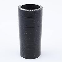Vista 10 de AC PERFORMANCE ID 4" a 3.75" (4.016 in a 3.740 in) Reductor recto, longitud 4" (100mm), 4 capas reforzadas, manguera universal de silicona pura Negro
