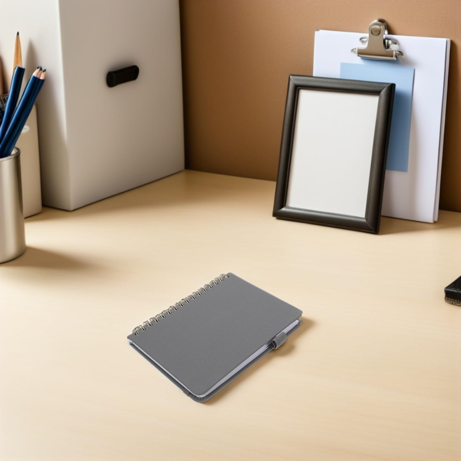 VILLCASE Libreta de Direcciones A6 y Soporte para Bolígrafo con Pestañas Alfabéticas Resistente y Compacta para Guardar Números y Correos Personales