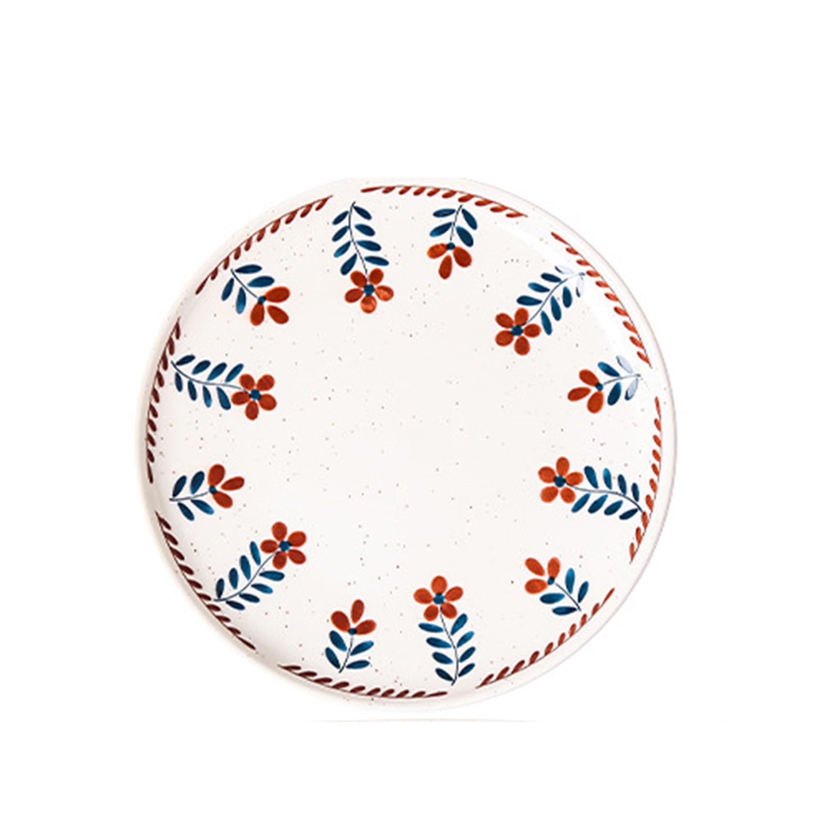 Amazon.co.jp: [ロトンシハイ] 花柄 お皿 パスタ カレー 陶器 食器