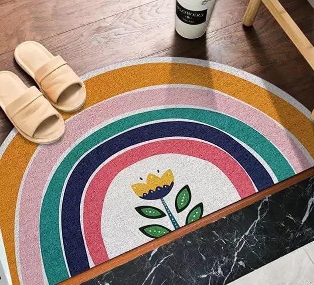 FWEHIO Door Mat Rainbow Mat NonSlip Floor Front