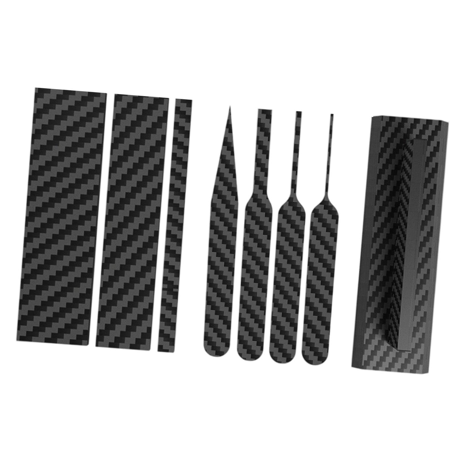 Bâtons de ponçage en fibre de carbone Sharplace et 4 planches pour modélisme