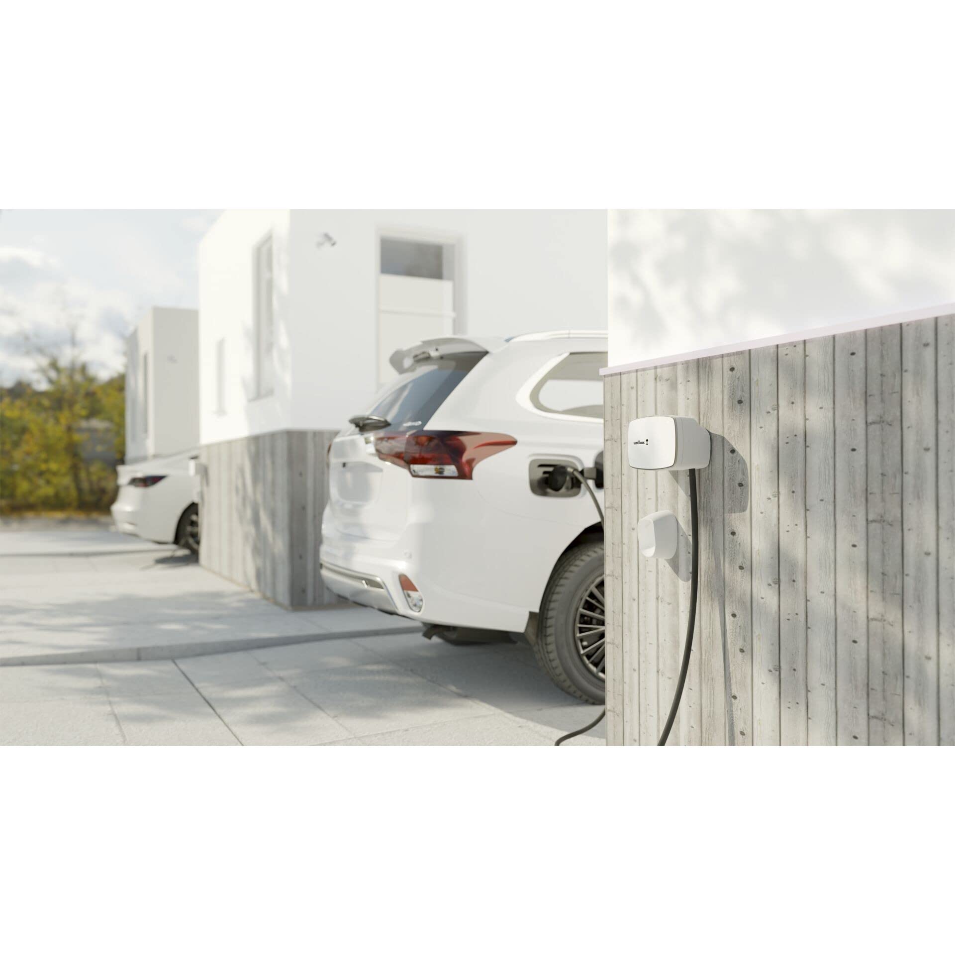 Wallbox Commander 2 Blanc – Borne De Recharge 22kW, Type 2, Câble 5m + Connectivité 4G Incluse - 5