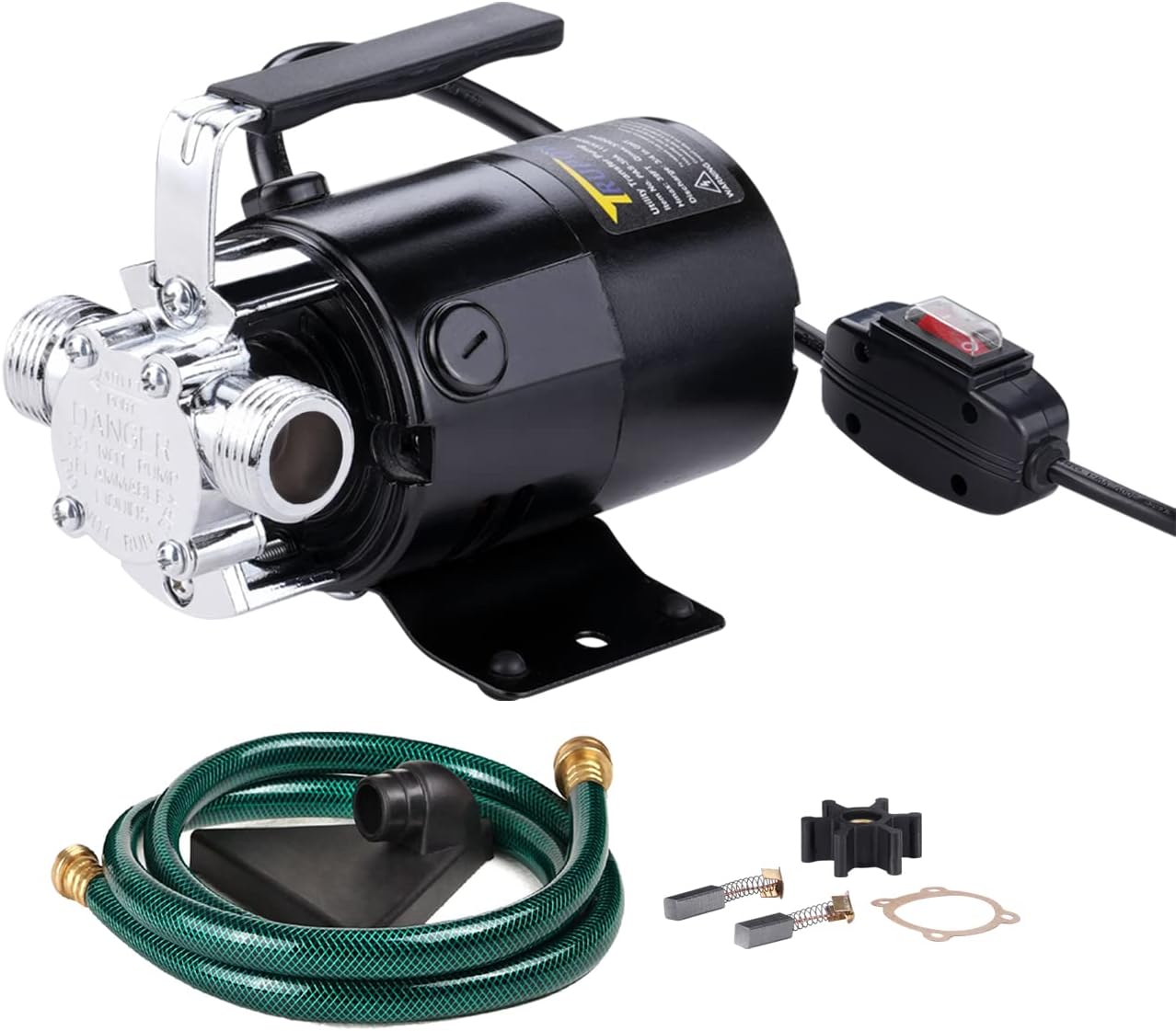 Trupow 1/10HP 330GPH 115Volt Mini Portable Electric Utility Sump Transfer Water Pump with ON