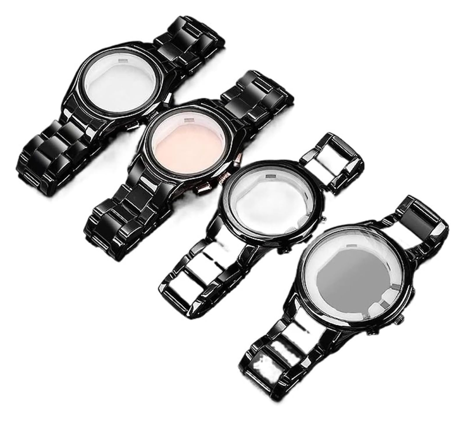 Cinturino con cassa in ceramica AR1451/AR1452/AR1400/AR1410/AR1421/AR1440 | For orologio armani, accessori con cinturino nero da uomo(AR1410 Case and band)