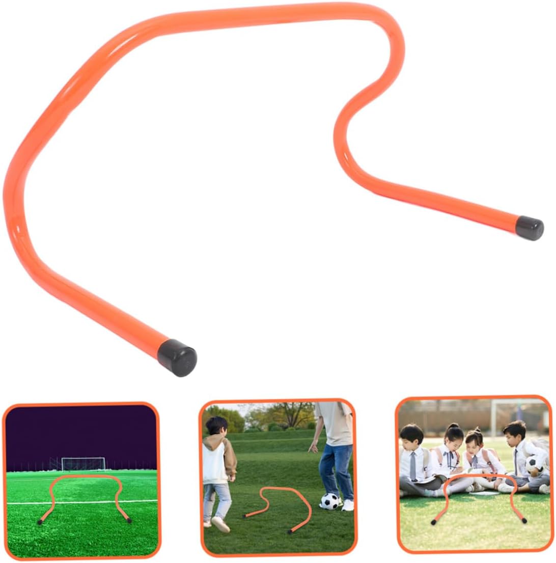 DOITOOL 4pcs Plastic Speed and Agility Training Hurdles 15cm for Youth Football Soccer Agility Drills Equipment
