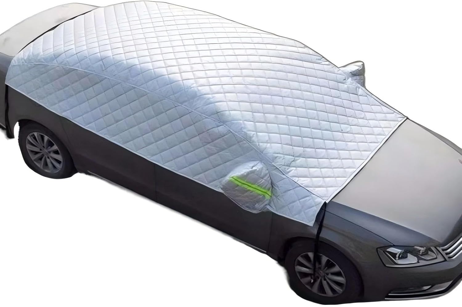 5-Layer Thickened Car Windshield Cover, Snow Ice Frost Guard with Side Window & Mirror Protector, Waterproof PEVA Sunshade, UV Heat & Hail Defense, All-Weather Scratch Resistant Shield for Most Cars