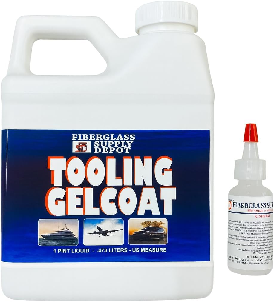 Red Tooling Gelcoat Pint with 15cc Hardener