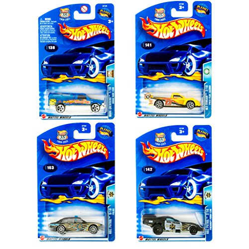 Image of Hot Wheels Four (4) Unique Random Car Figures - In Their Factory Sealed Package
