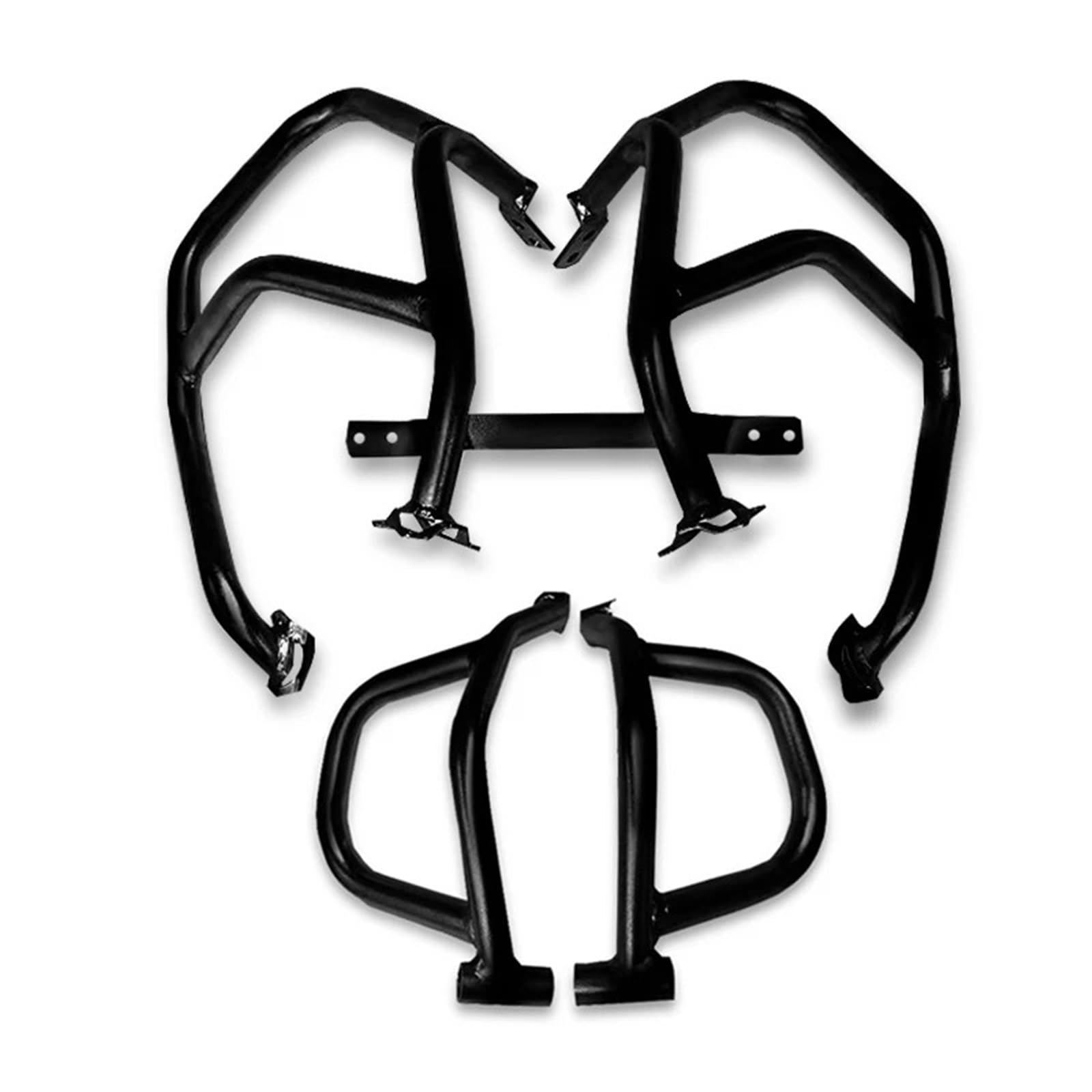 Paraurti per motocicletta Per CFMOTO 650 MT 650/MT 650-MT Protezione Motore Per Moto Autostrada Paraurti Telaio Barra Protezione Anticaduta(Black-1 Set)
