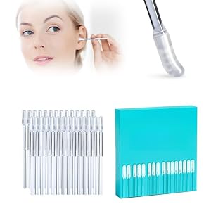 Ear Cleaning Tool for Adults - Reusable Earwax Removal Kit with Adhesive Sticky Gel Gentle Safe Ear Pick