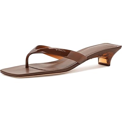 Vince San Juan Jelly Thong Sandals saddle