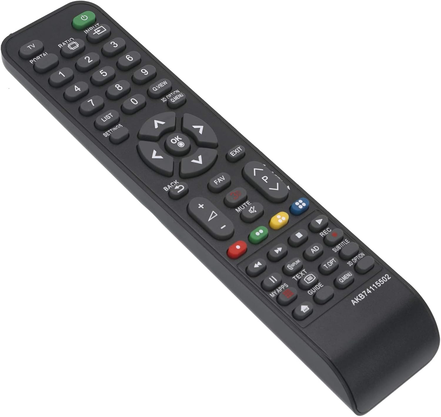 ALLIMITY AKB74115502 Remote Control Replacement for LG TV 26LE3300 22LE3300 19LE3300 32LD420 32LD350 32LD450 37LD450 42LD450 47LD450 22LE5500 26LE5500 32LE3300 22LD350 26LD350 32LD351 37LD420 32LD350C - Image 4