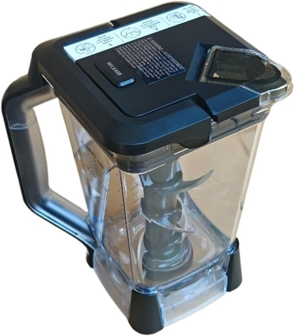 Blender Lid, Compatible For Ninja, 72OZ Blender Cup And Lid And Blade For BL660 BL661 BL770BL610(Cup-lid-blade)