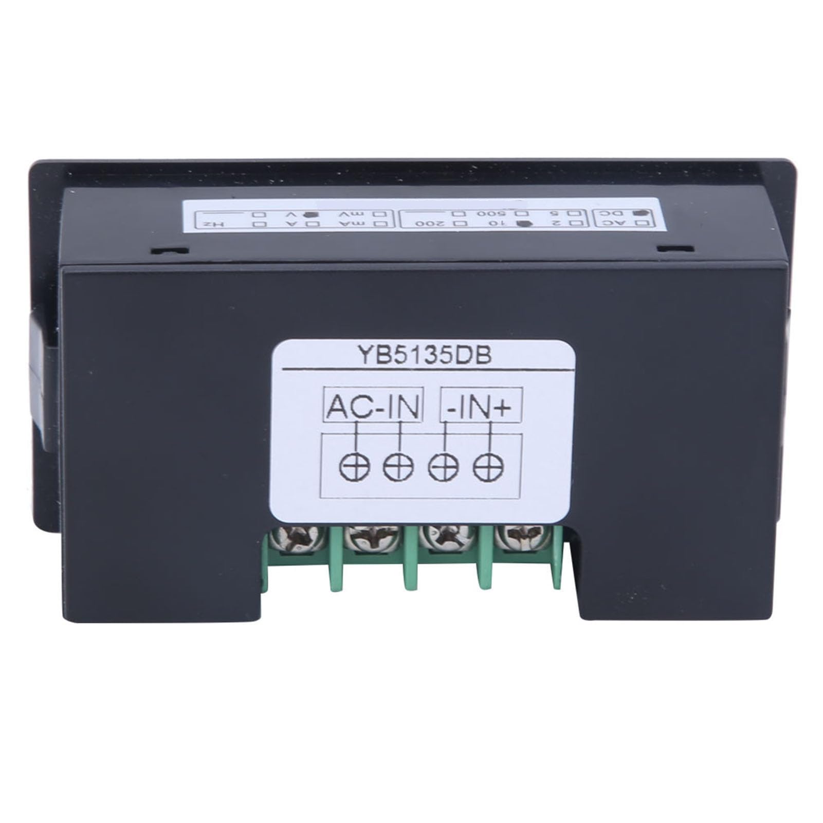 Voltmeter, YB5135DB DC Digital Voltmeter LCD-Display Spannungsmesser mit Hoher, Bequemer Installation Zum Testen der Spannung, Voltmeter (Gleichstrom 0–10 V)