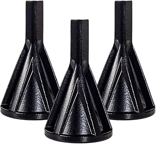 Deburring External Chamfer Tool - HSS High Speed Steel Deburring External Chamfer Tool, Burr Remover Tool for Wood & Metal Quick Release Drill Bit, Repair Damaged Bolts (3 Pack - 2-Hex, 1-Triangle Shank)