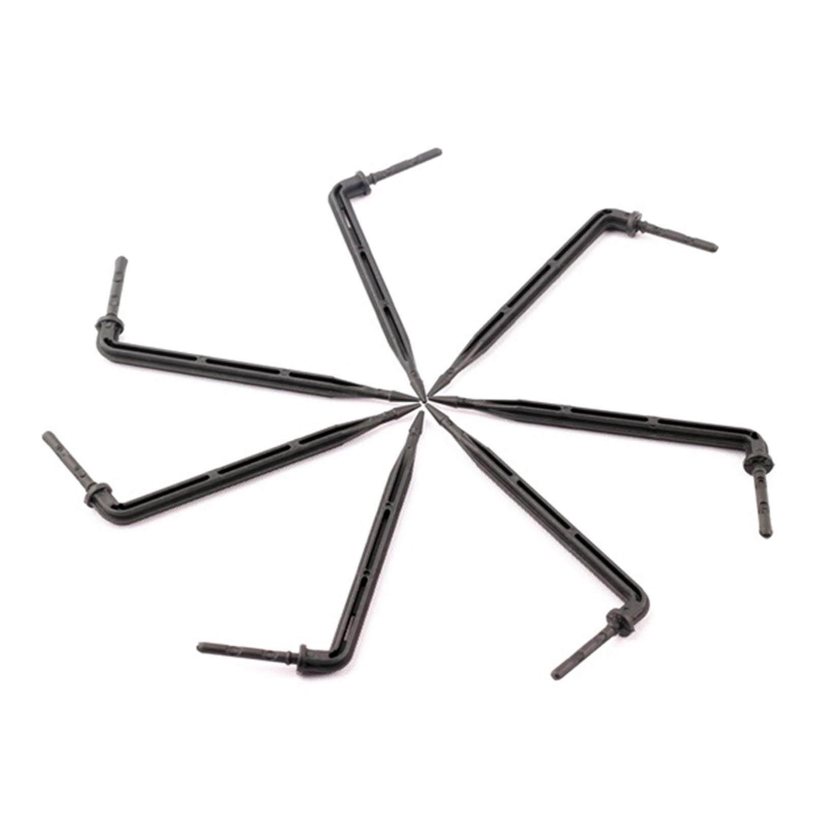 Strumenti for l'irrigazione da giardinaggio 3/5mm Raccordo for tubo flessibile 300 Gomito Irrigazione a goccia Trasmettitore a freccia for irrigazione di piante da giardino Irrigazione a goccia Testa
