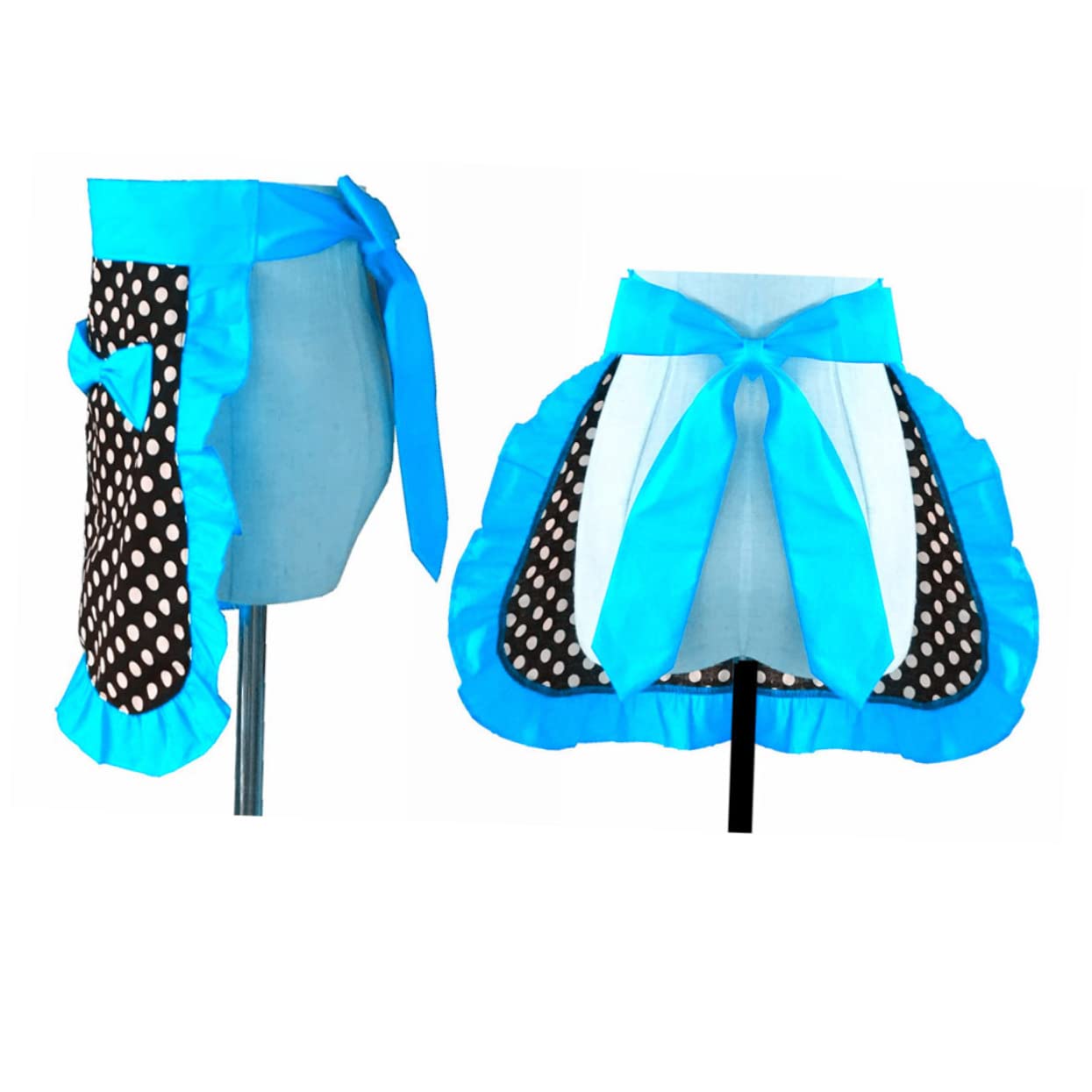 ABOOFAN 2 Pezzi Punto Grembiule Mezzo Grembiule Da Cucina Grembiule In Cotone Grembiule Da Cucina Grembiuli Da Donna Con Tasche Grembiule Per Le Donne Grembiuli Carini Per Le Donne