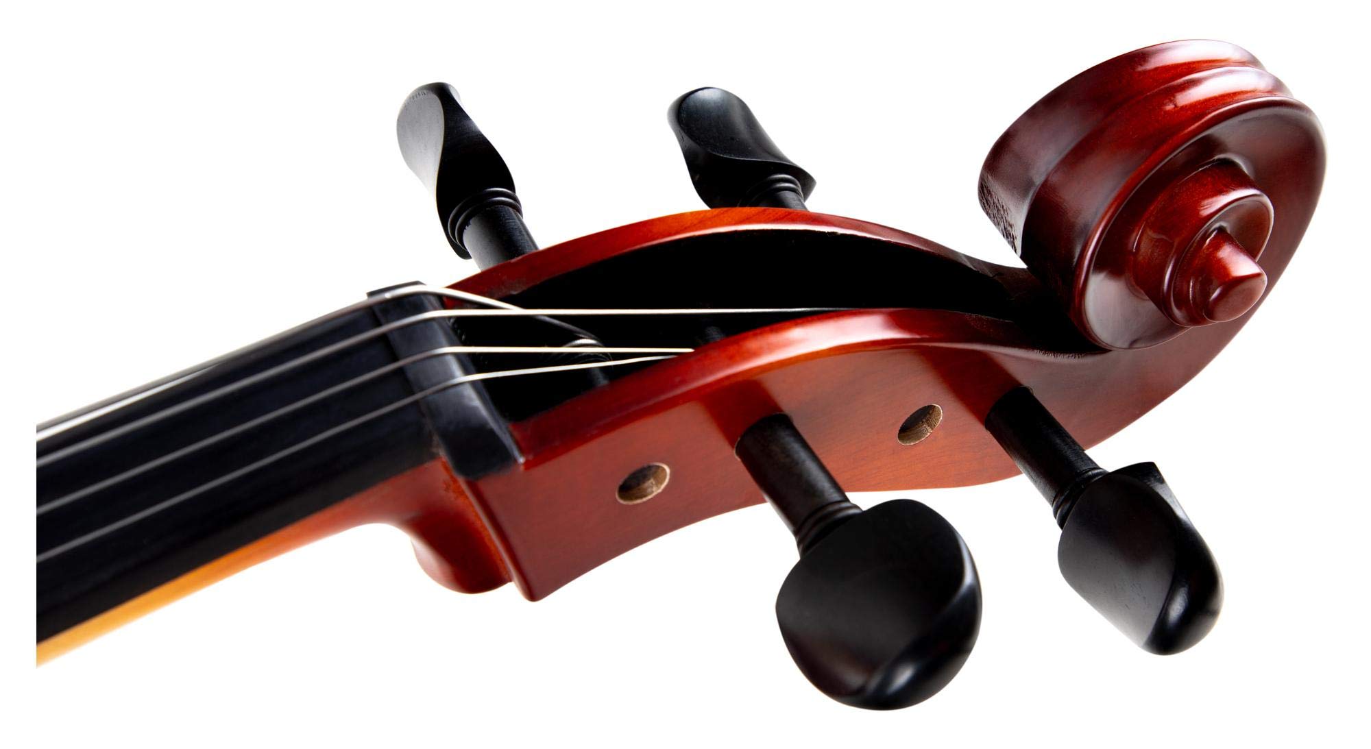 Puntale Per Violoncello In Legno Di Quercia - Design Antiscivolo Con 3 Fori | Fascia Regolabile 48-81cm - Foto 2