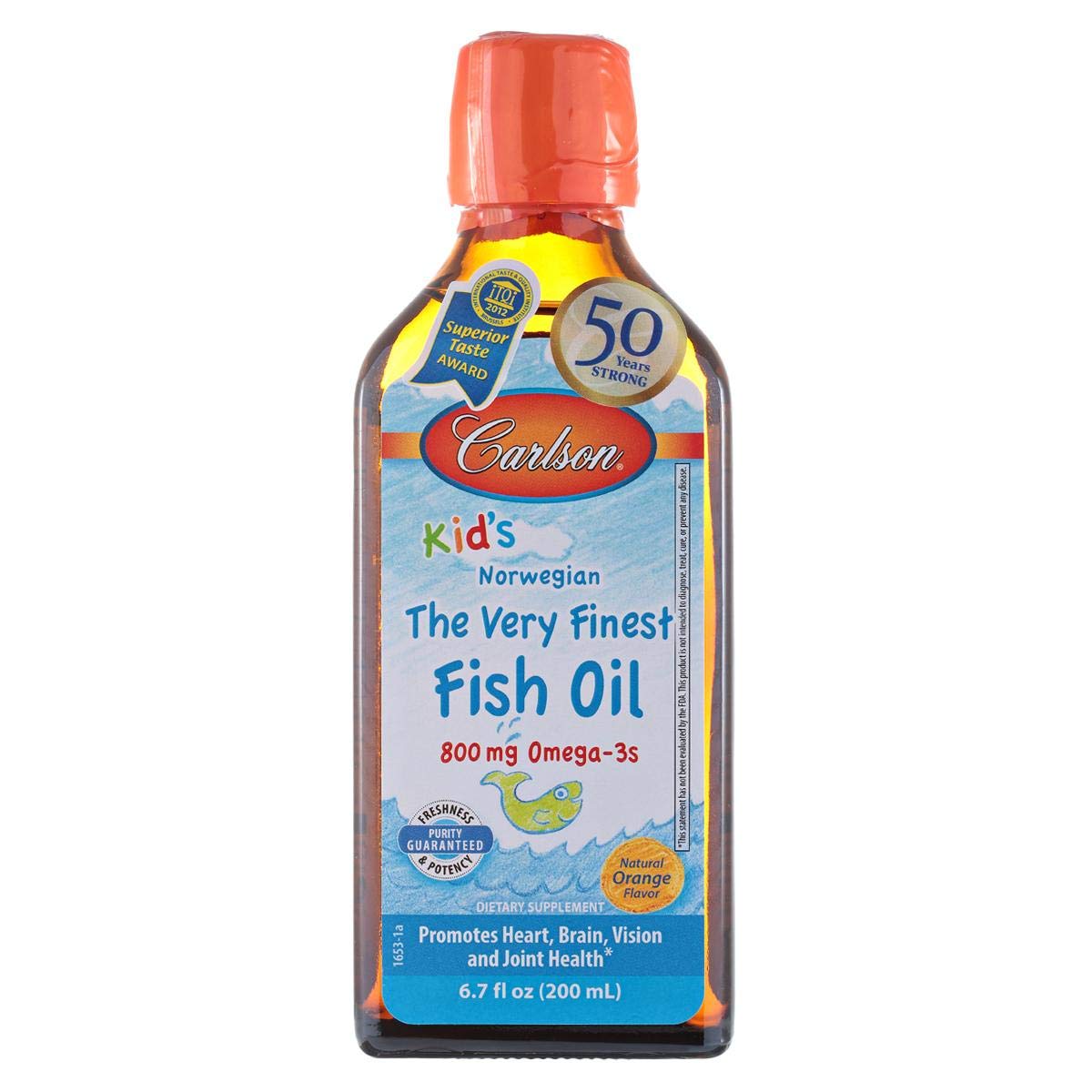 Carlson Vf Fish Oil Kids (Orange,200ml)