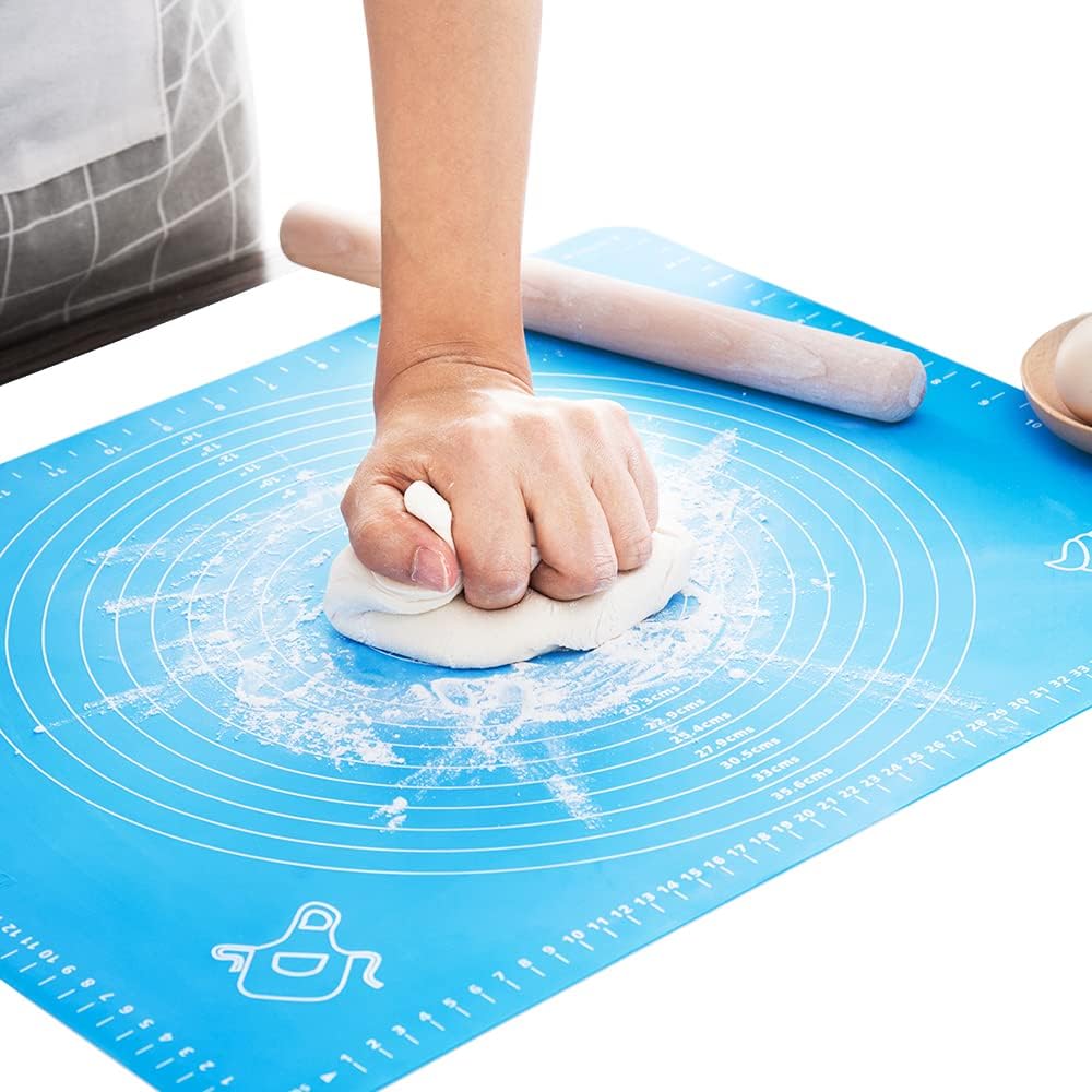 VIVNITS Silicone Baking Mat Roti mat Silicone Chapati Atta Kneading Mat Non -Stick Fondant Rolling Mat Stretchable for Kitchen Roti Chapati Cake – Multicolor (50 * 40 cm) (B0DFVDRN88) Amazon Price History, Amazon Price Tracker