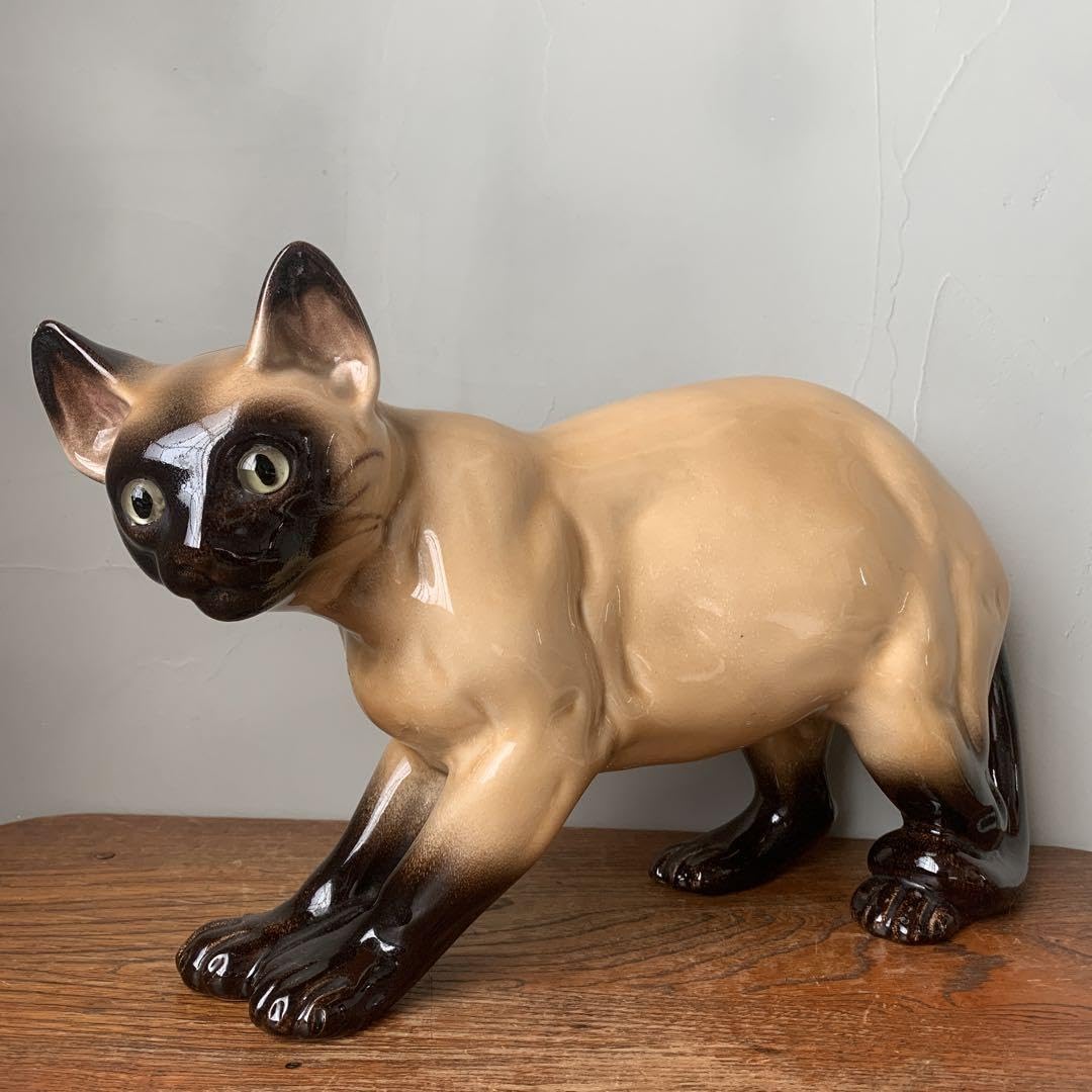 【美品】犬　いぬ　陶器　オブジェ　置物　インテリア　工芸品　美術品　A3204 美品】犬いぬ陶器オブジェ置物インテリア工芸品美術品A3204