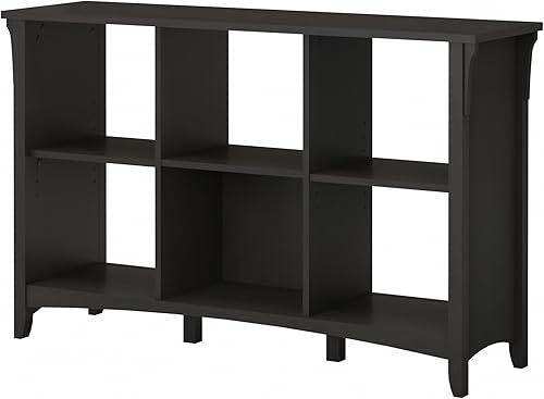 Miniatura 29 de Bush Furniture BSH24462943 Salinas - Librería de 6 estantes de 30 pulgadas de alto, Shiplap gris/blanco puro Shiplap Gris/Blanco Puro,Blanco