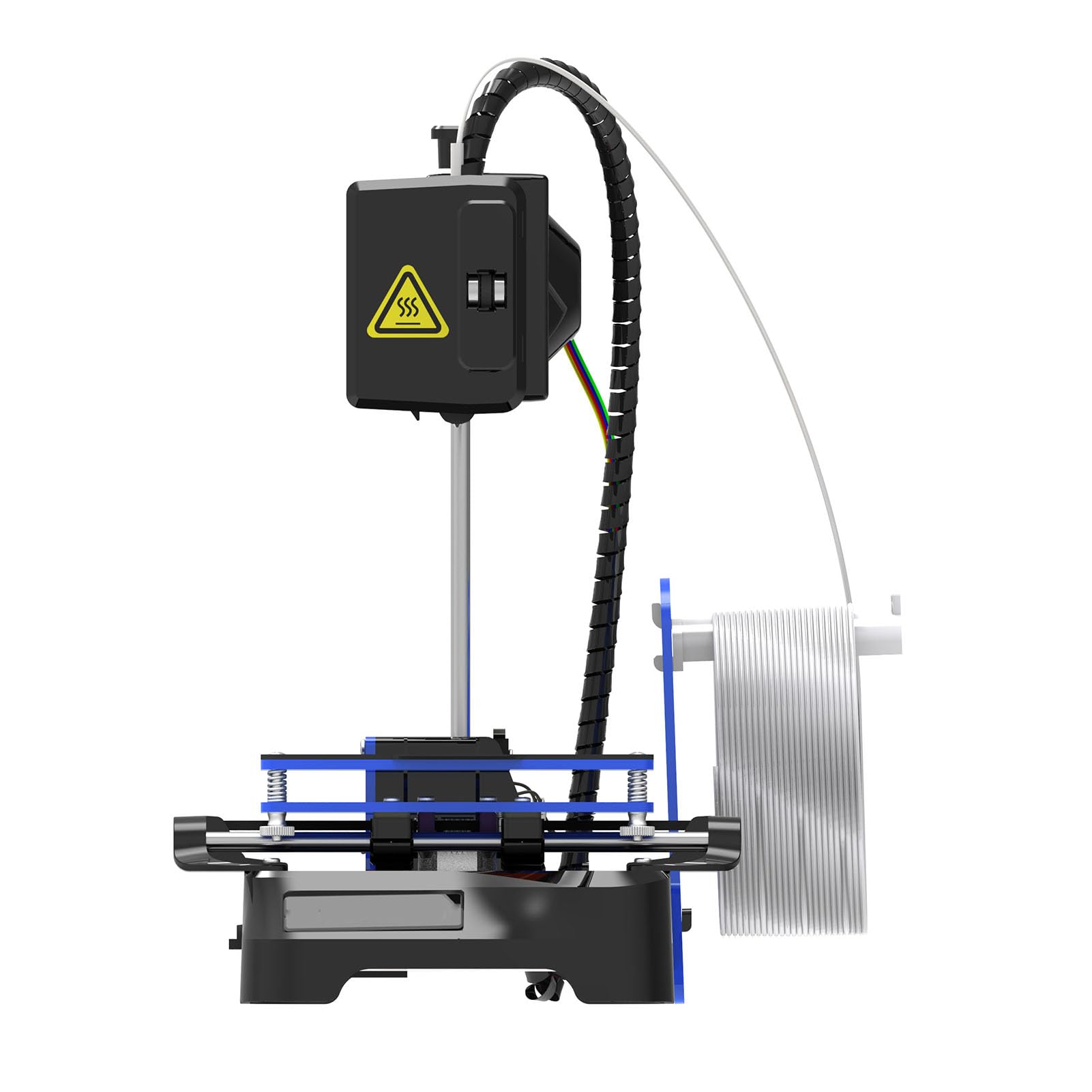 Mini Impresora 3D FDM para Principiantes, Impresoras 3D de Bricolaje, Tamaño de Impresión 4x4x4 Pulgadas, Alta Precisión de Impresión, Nueva Tecnología de Extrusora Mejorada