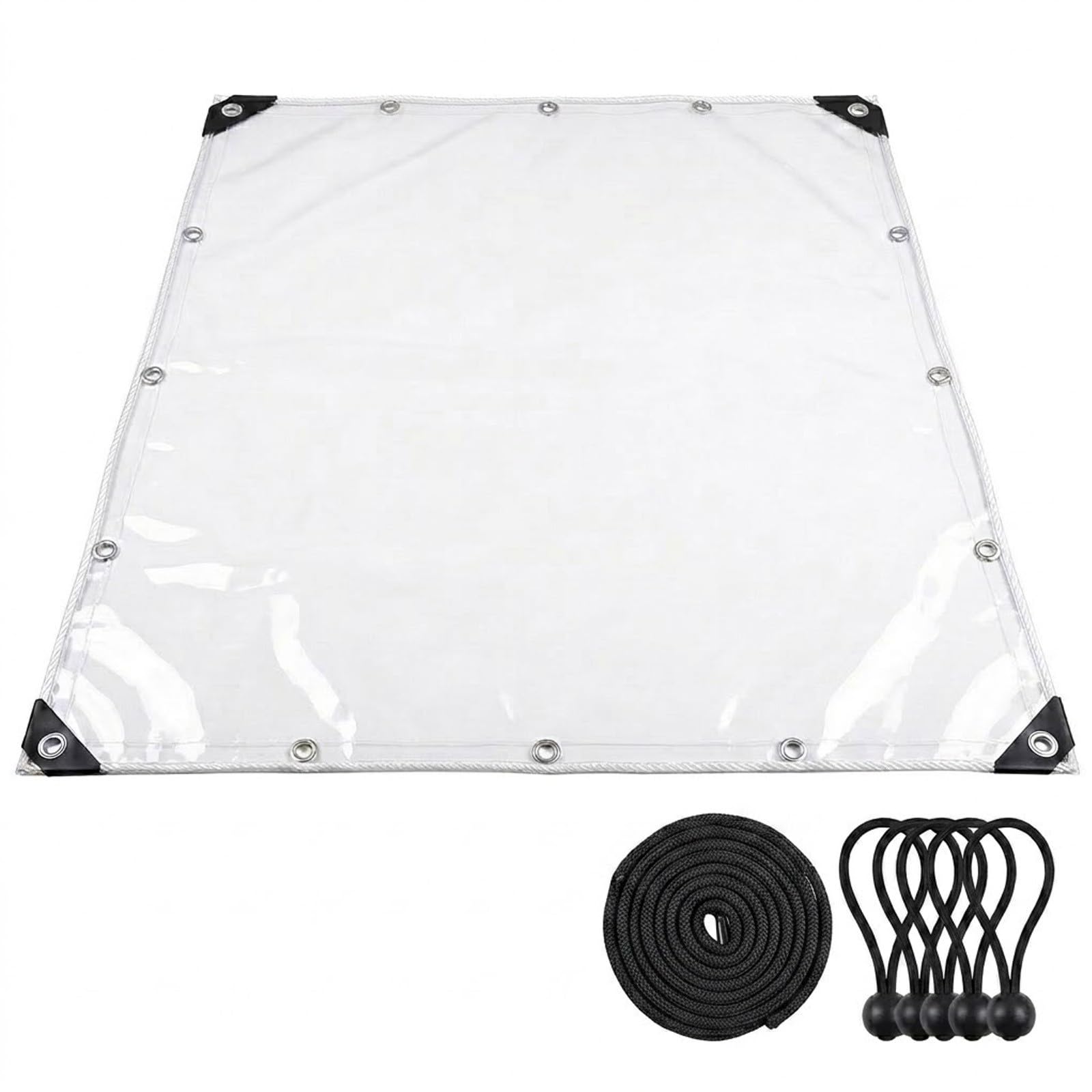 Lona Transparente Impermeable Uso Rudo para Exterior y Pérgola