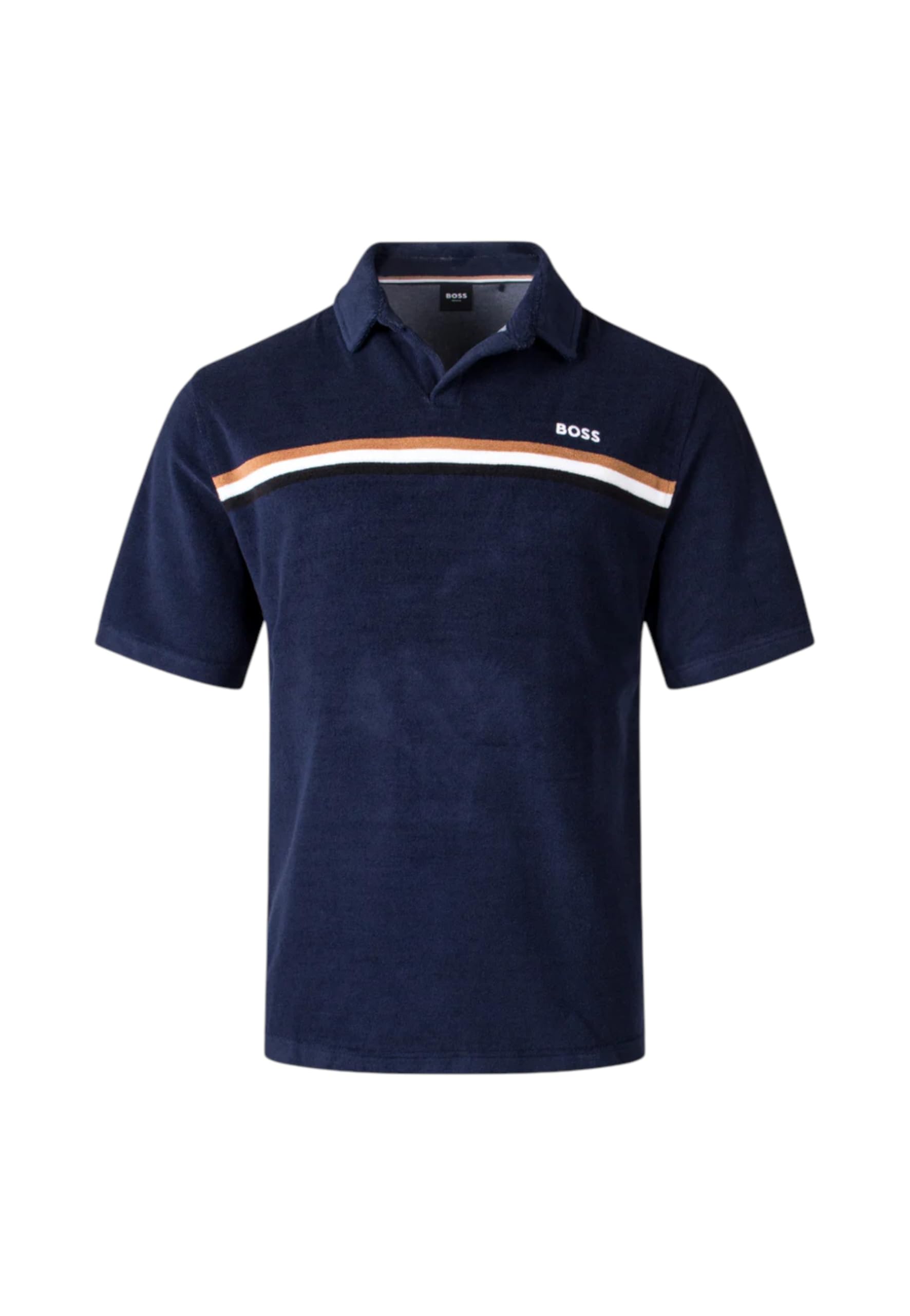 BOSS Iconic Polo Shirt Şort Mayo, S, 50561186, Lacivert, Erkek