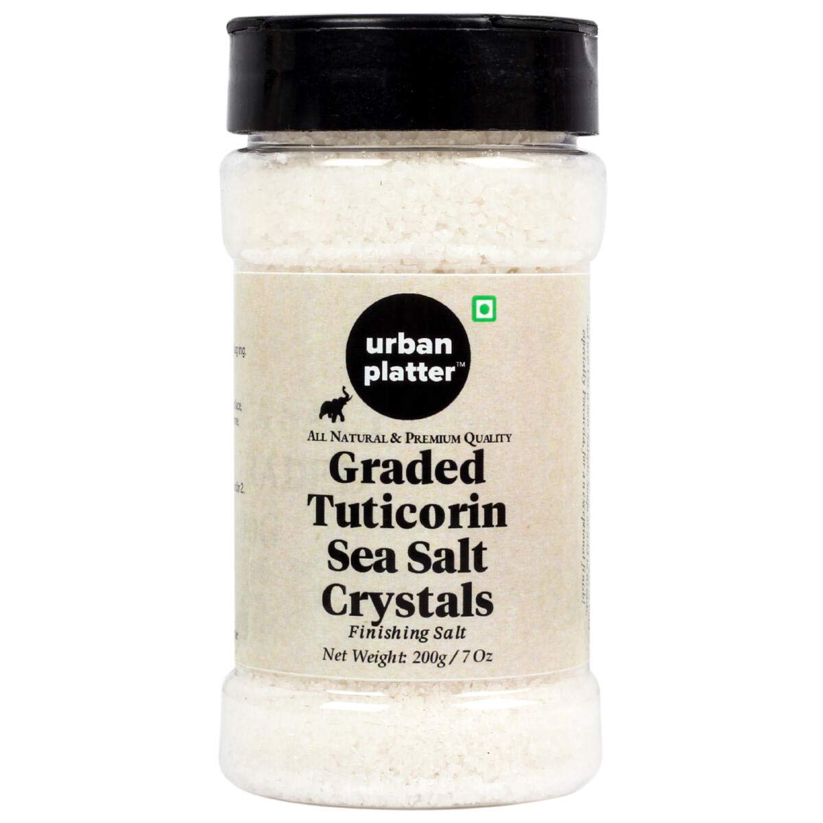 Urban Platter Graded Tuticorin Sea Salt Crystals Shaker Jar, 200g / 7oz [Finishing Salt] (B07MKRSLXC) Amazon Price History, Amazon Price Tracker