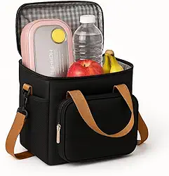 Bolsa Termica Reforçada para Marmita com Dupla Camada Forro Impermeável e Alça de Ombro Organize Marmitex, Lancheiras, Frutas e Bebidas com Praticidade no Trabalho, Academia e Viagens