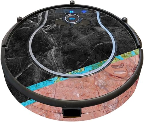 Miniatura 8 de MightySkins Skin compatible con Shark Ion Robot 750 - Cobertura mínima al vacío - Mármol tailandés rosa  Funda protectora de vinilo duradera y única