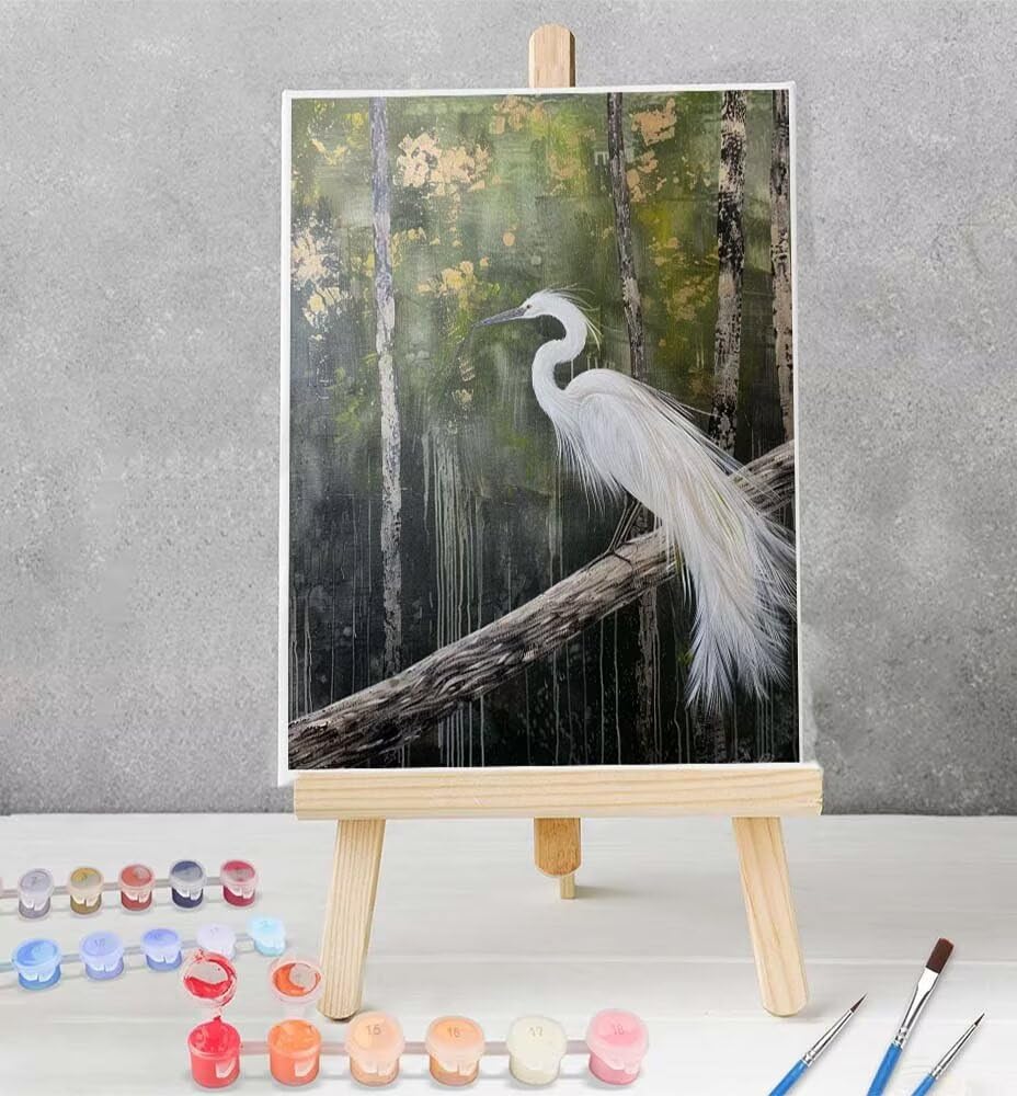 Malowanie według liczb, dla dorosłych, na płótnie, drzewo, zestaw "zrób to sam", dla dorosłych - malowanie po numerach, bez fałd, płótno z pędzlami, pigment akrylowy 100 x 135 cm, model YEYUMEOZ2-3