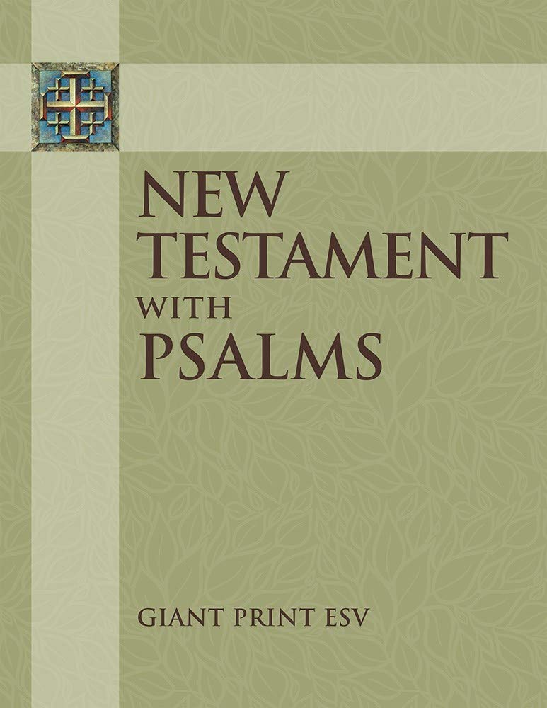 ESV Giant Print New Testament with the Book of Psalms Paperback – Large Print, 2 Jan. 2018