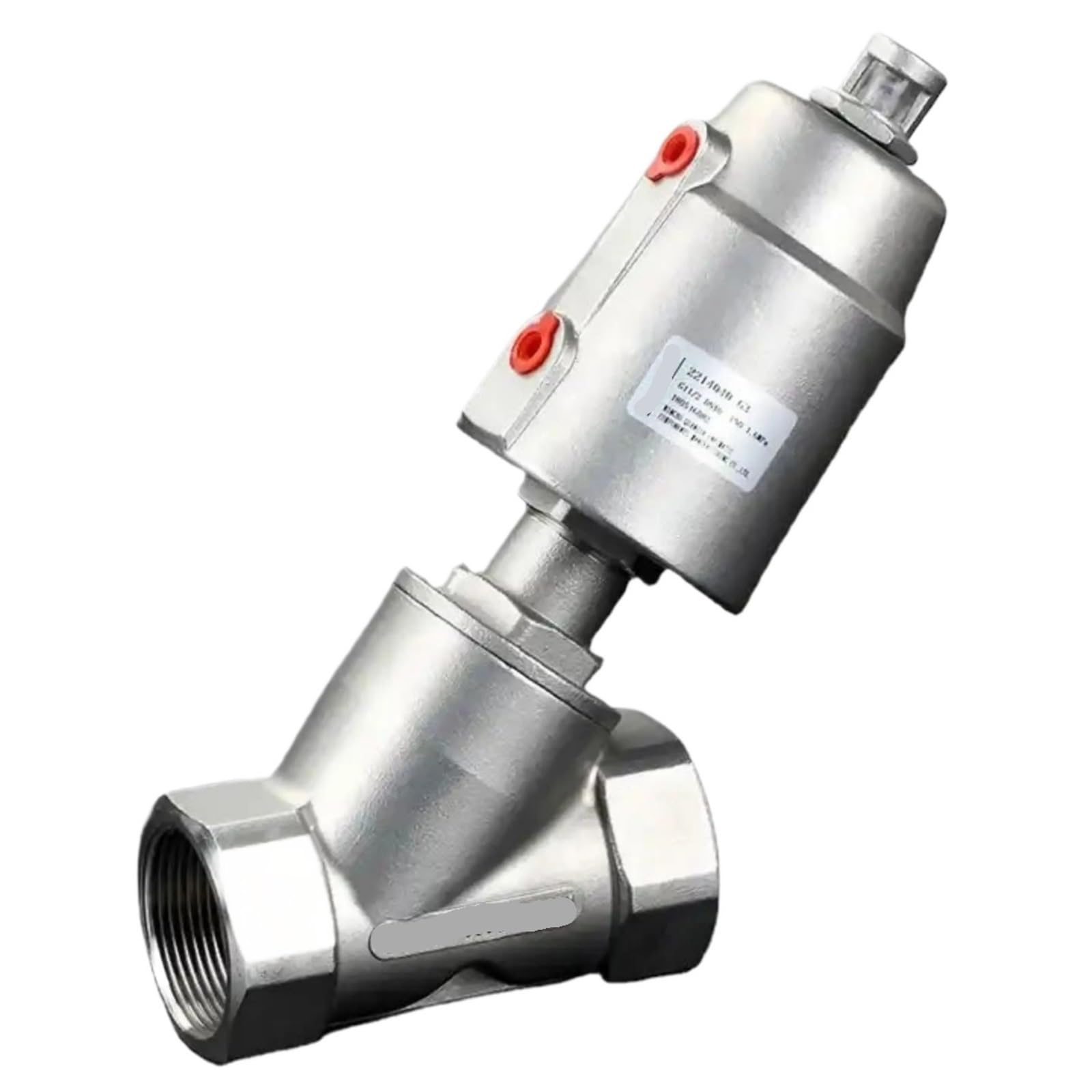 Vanne de siège pneumatique DN50 304 inox 16 bars pour vapeur