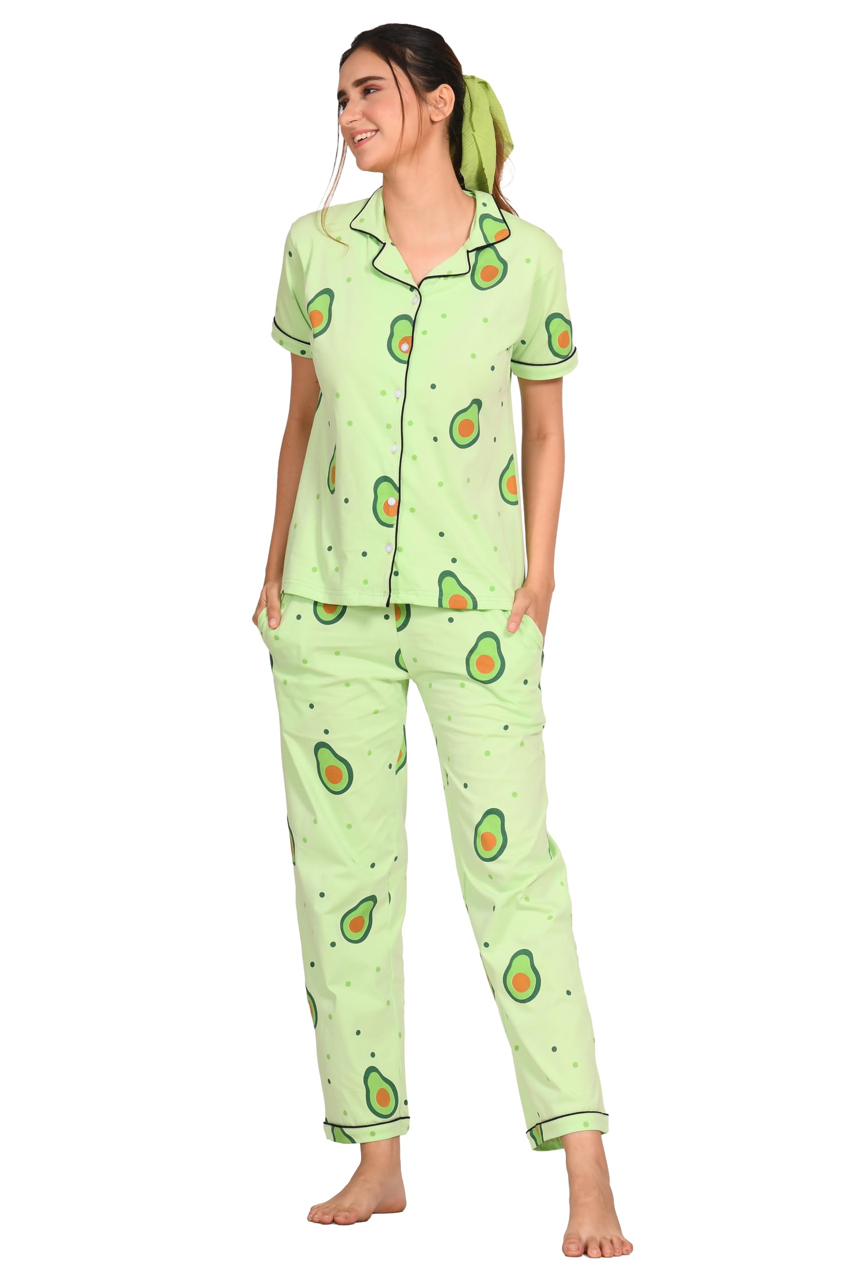 Avocado Pyjama Set, Green-picture-19