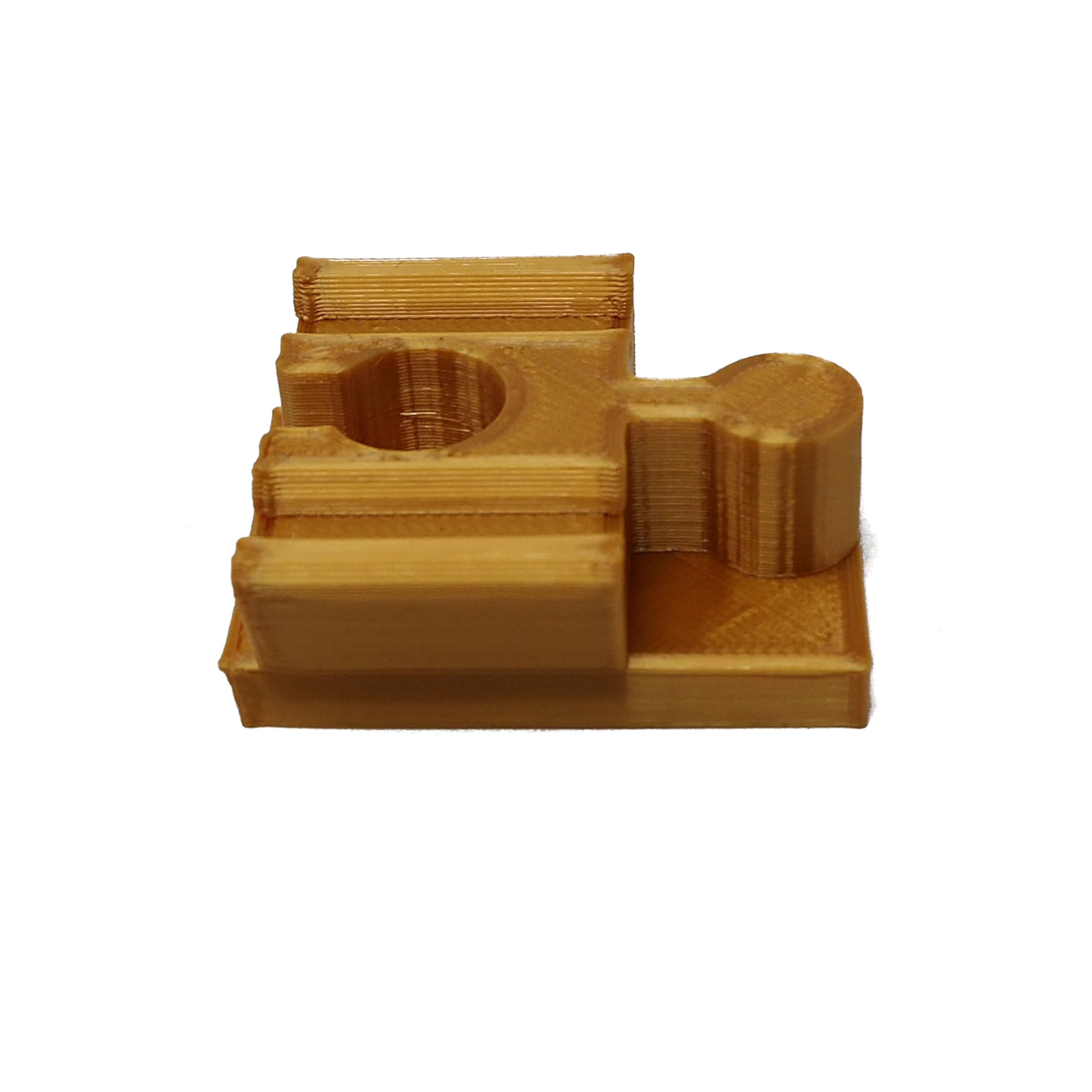 4 Pack Gold Train Track Bridge Adapter Compatible with Brio Wooden Railway Tracks and Duplo Building Blocks