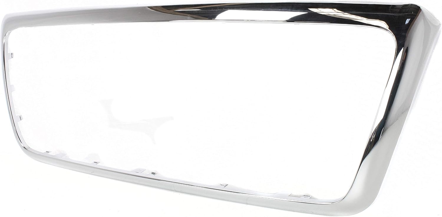 Compatible with 07-08 F150 F-150 XLT Pickup Truck Front Grill Grille Surround Frame Chrome Shell