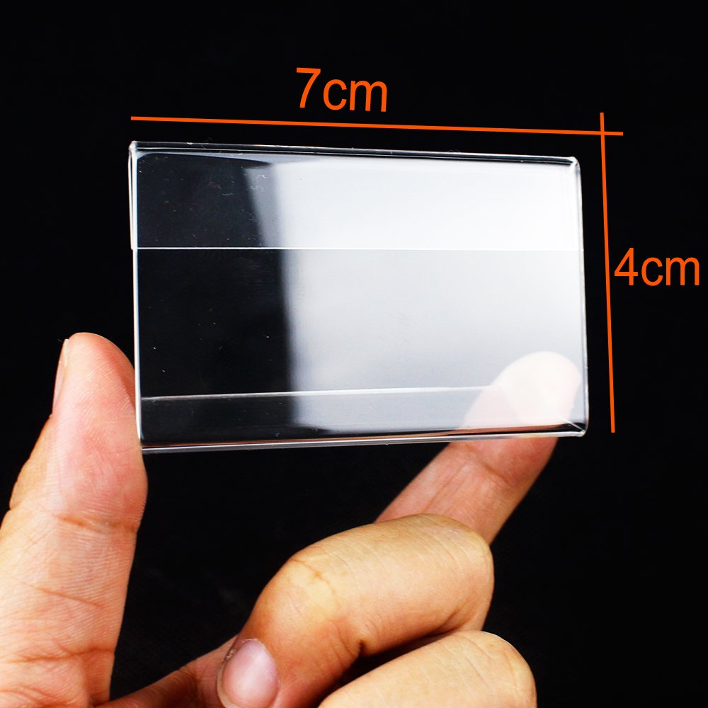 50PCS mini Sign display del prezzo di tag etichetta Counter top stand di 7 cm x 4 cm
