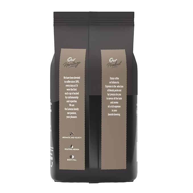 Café Lavazza Espresso en Grano, Tostado Medio, 100% Arábica, Bolsa 2.2 lb miniatura 4