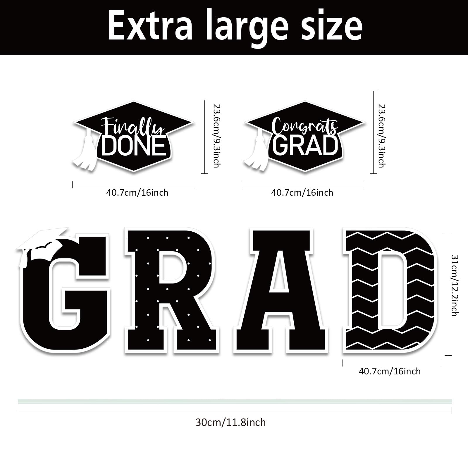 Snapklik.com : Tatuo 11 Pcs Graduation Yard Sign Decorations Congrats ...