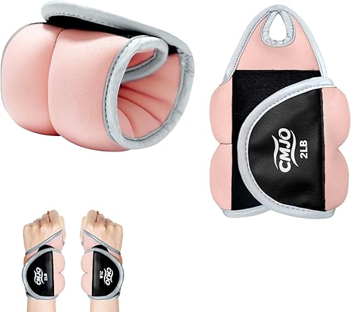 Pesas de muñeca, bandas de brazo pesadas con presillas para el pulgar, pesas de brazo de entrenamiento de fuerza de 124 libras para caminar,